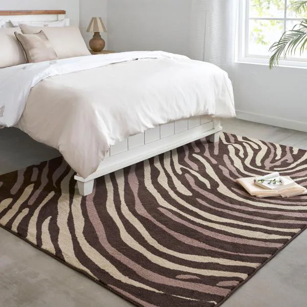 TRIDENT Radial Ripples Polyester Classic Area Rugs 6 ft (w) x 8 ft (L