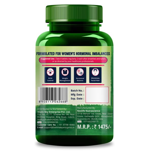 Himalayan Organics PCOS Multivitamin 2000mg MyoInositol Caronositol