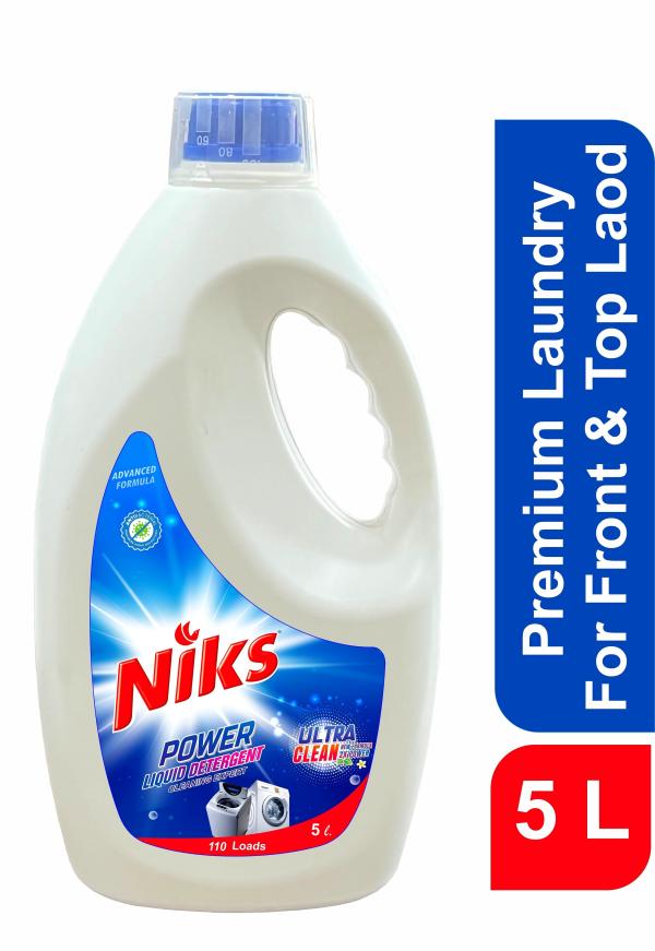 Niks Liquid Detergent 5L Best Use for Front Load and Top Load Washing