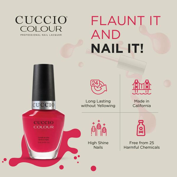Cuccio Nail Polish Kyoto Cherry BlossomFrench Pink 13mlVegan