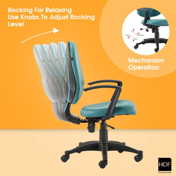 HOF F502 Office Computer Desk Chair Comfort Leatherrete Ergonomic