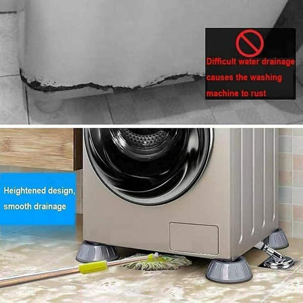 4pc Shock Noise Cancelling Washing Machine Support Anti Vibration Anti Slip Pads 
