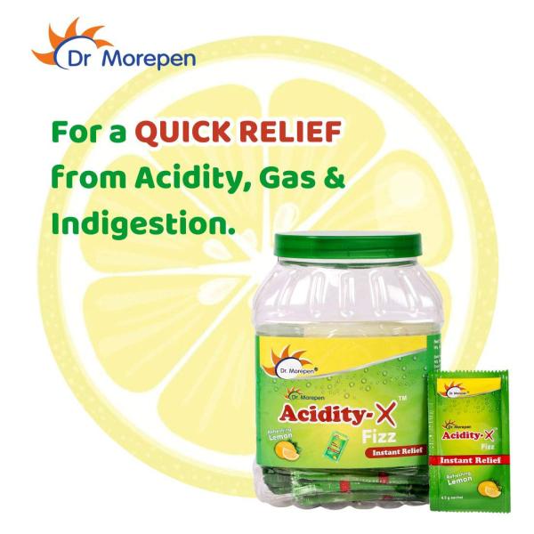 DR. MOREPEN AcidityX Fizz Instant Relief Acidity Indigestion & Gas