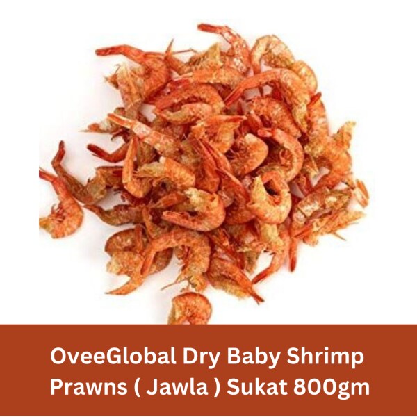 OveeGlobal Dry Baby Shrimp / Prawns ( Jawla ) Sukat 800gm JioMart