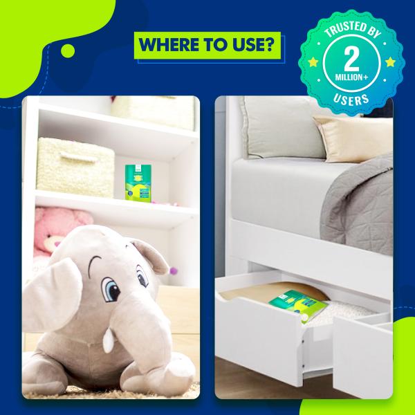 Absorbia Moisture Absorber Stand up Closet Pouch Pack of 6 (600ml