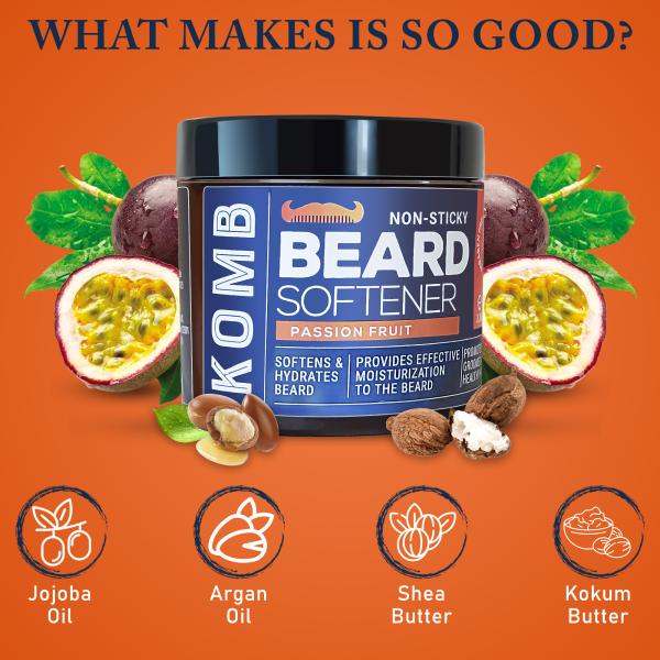 Komb Beard Softener 100 gms Kokum butter and Shea Butter Passion Fruit
