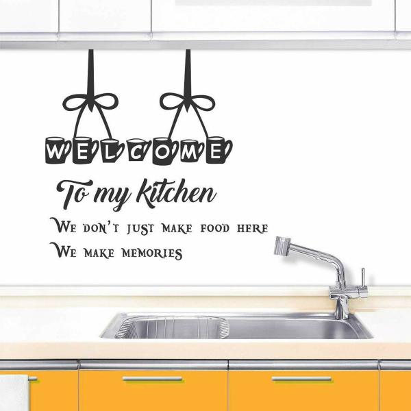 Customscart Multicolor VINYL Quotes Wallsticker 60x60 Cm JioMart