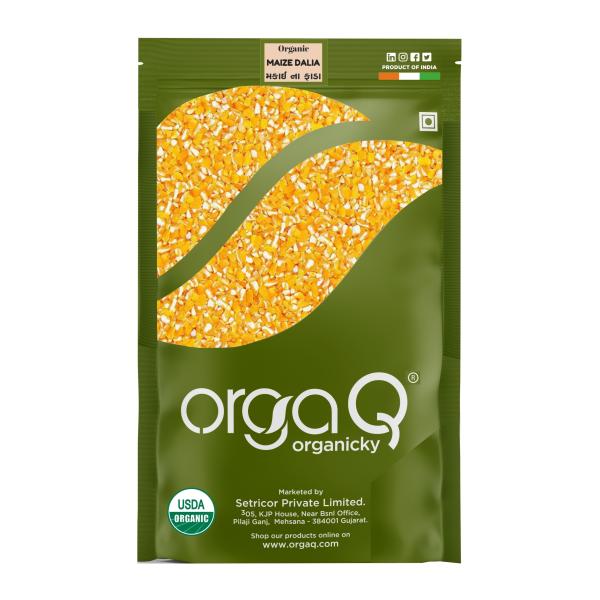 Orgaq Organicky Organic Maize Dalia (Makki, Corn Dalia) , A Healthy