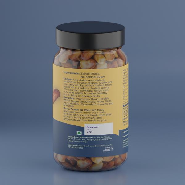 Khari Foods Premium Dried Zahidi Brown Dates, Khajur / Khajoor Dry