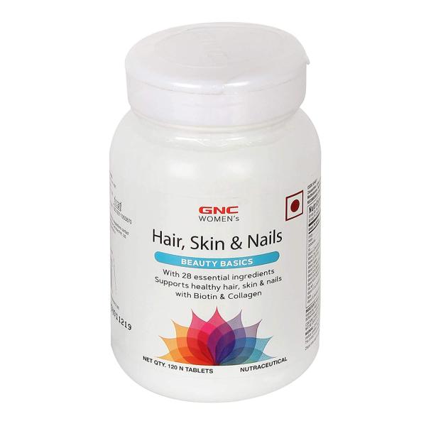 GNC Women's Hair Skin and Nails 120 Tablets JioMart