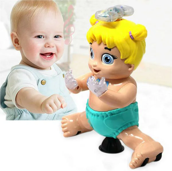 Sanjary Multicolor Plastic Degree Rotating Musical And Dancing Doll