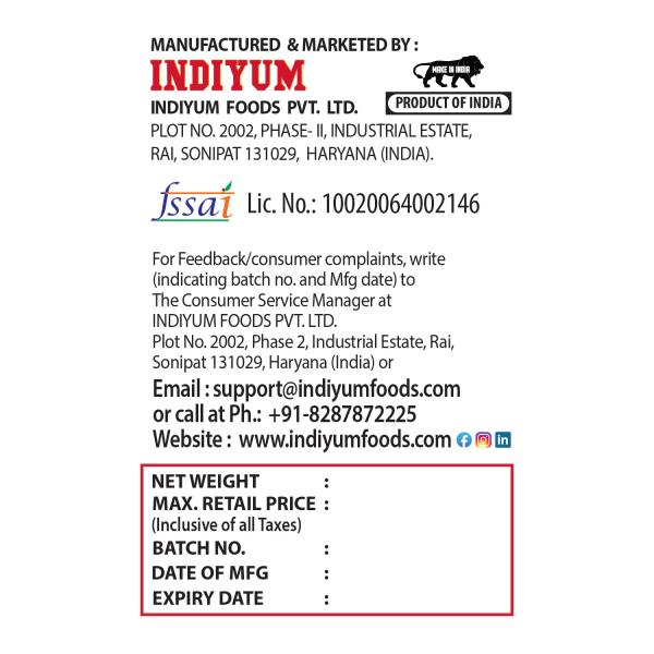 Indiyum Vrat Healthy Snacks Foxnut Himalayan Pink Salt 90g Premium