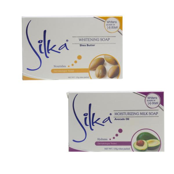 Queue Silka Avocado and Shea Butter Face and Body Whitening Soap