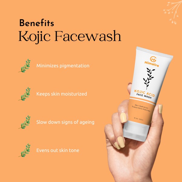 Himaira Global Kojic Acid Face Wash for Unisex (100ml) JioMart