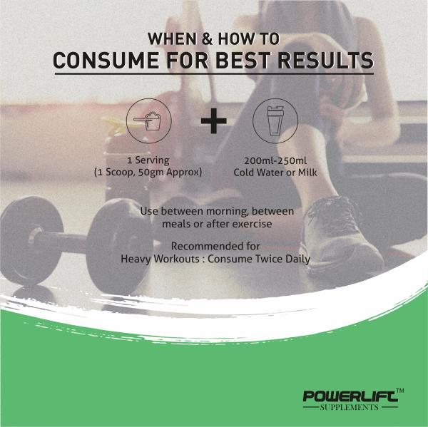 PowerLift Weight Gainer Protein Powder (1KG Chocolate) 390K Energy, 76G