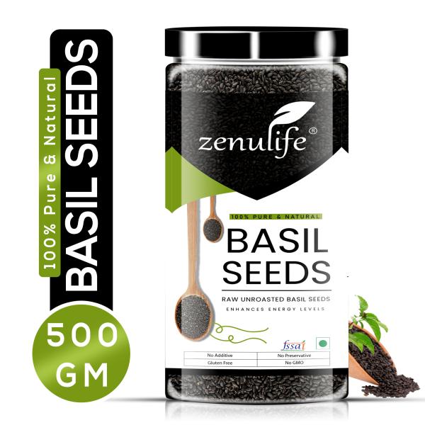 Zenulife Basil Seeds for Weight Loss 500G JioMart