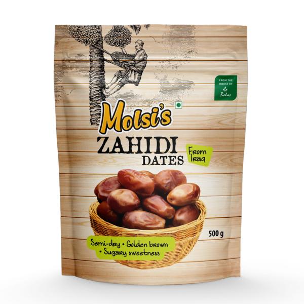Molsi's Royal Zahidi Semi Dry Dates 500 g JioMart