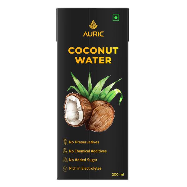 Auric Tender Coconut Water for Active Lifestyle [200ml] Pack of 27 JioMart