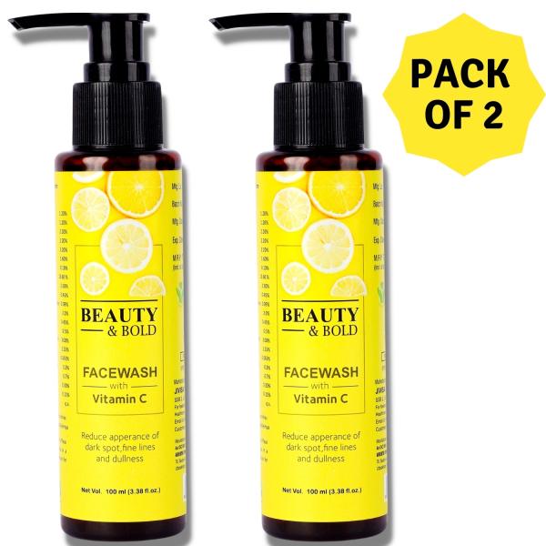 Beauty and bold Vitamin C Face wash reduce appearance of dark spot