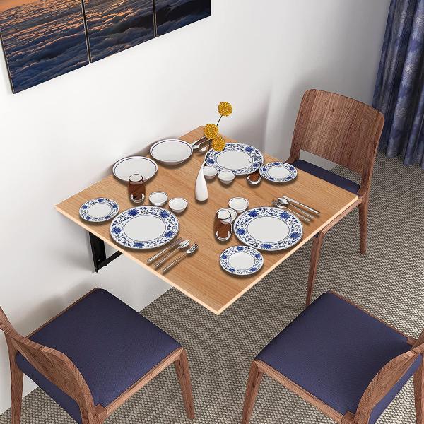 Kawachi Engineered Wood Wall Mount Folding Laptop Study Table Shelf