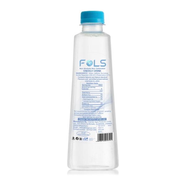 FOLS CAFFEINE WATER ENERGY DRINK ENERGY WATER PACK OF 12*350 ML