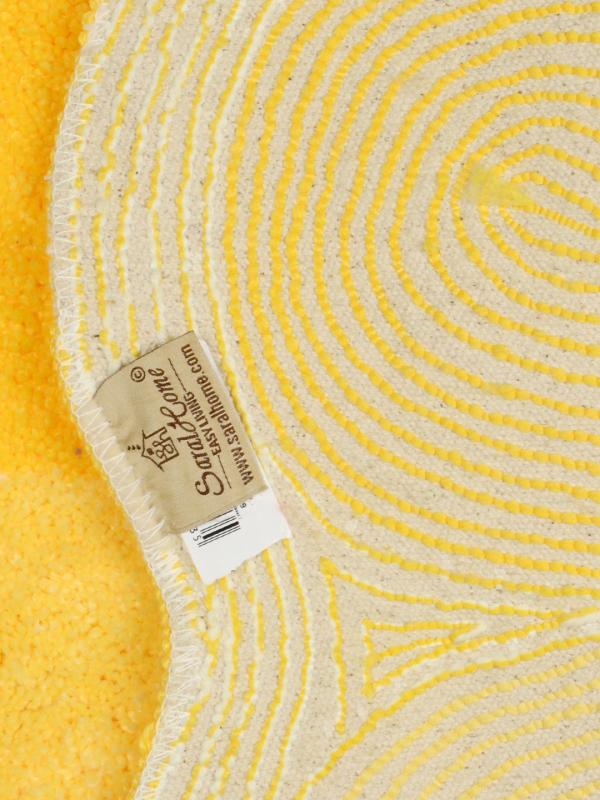 Saral Home Easy Living Yellow Microfiber Bath Mat 60x60 cm JioMart