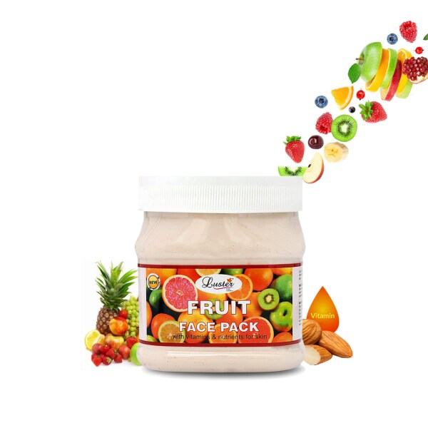 Luster Fruit Face Pack Enriched With Vitamins & Nutrients Helps
