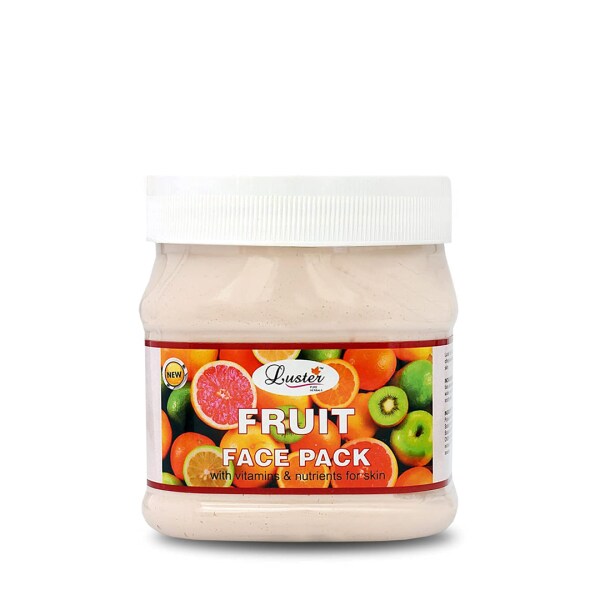 Luster Fruit Face Pack Enriched With Vitamins & Nutrients Helps