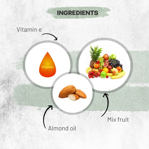 Luster Fruit Face Pack Enriched With Vitamins & Nutrients Helps