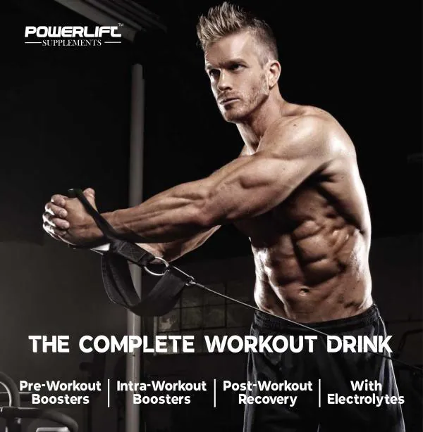 PowerLift BCAA Pro (300 Gm, Green Apple) for Men & Women, with
