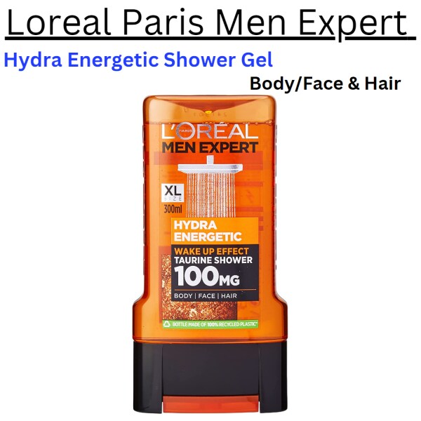 Loreal Paris Men Expert Hydra Energetic Shower Gel for Body/Face & Hair