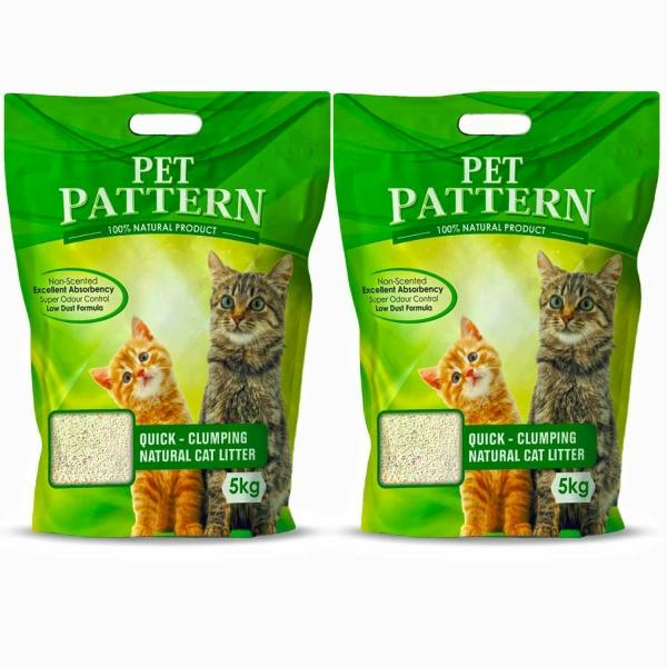 Pet Pattern Cat Litter, 5 kg (Pack of 2 Total 10 kg ) JioMart