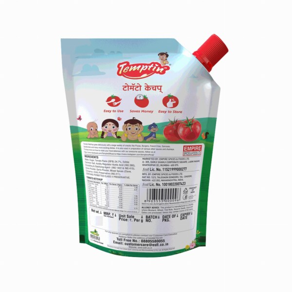 Ram BandhuTomato Ketchup 450 gm Soy, Red Chilli, Green Chilli Sauce