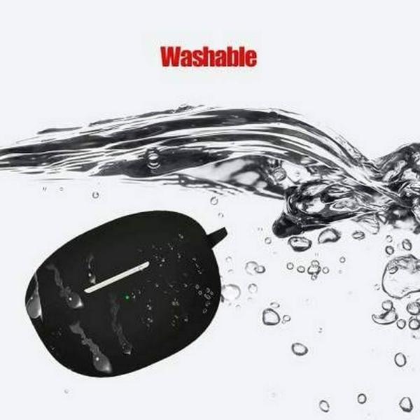 Inclu Silicone Front And Back Case With Keychain For BoAt Airdopes 141