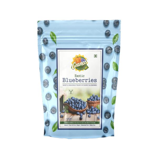 Granos Dried Blueberries 150g Dried Fruits Sweet Berries Produce
