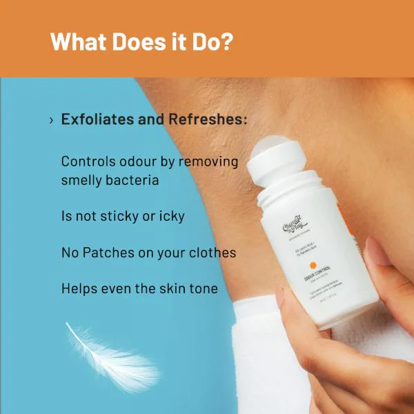 Chemist at Play UnderArm Roll On, Prevents Odour, Exfoliates Underarm