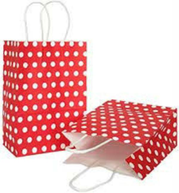 Theammypartyhouseparty Red Wood Birthday Party Decoration Goodie Bag