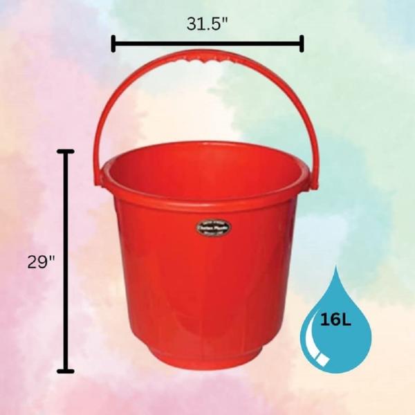 Chetan Virgin Plastic Unbreakable, Durable & Lightweight Strong Bucket