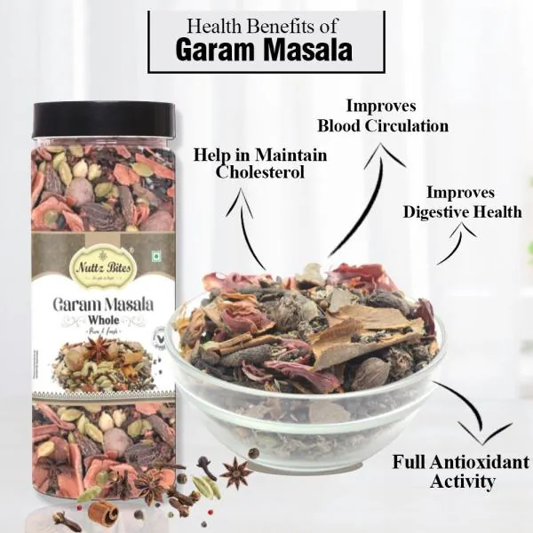 Nuttz Bites Whole Garam Masala 100 g I Garam Masala Sabut JioMart