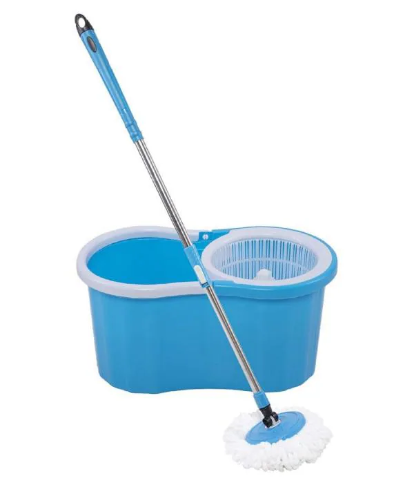 JAINSTAR Mop Set with Plastic Bucket Floor Cleaning, Pocha Bucket for