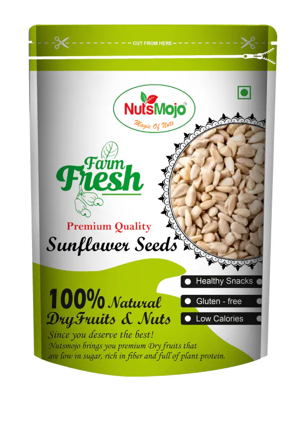 Nutsmojo Premium Raw Sunflower Seeds Rich in Vitamin E, Magnesium