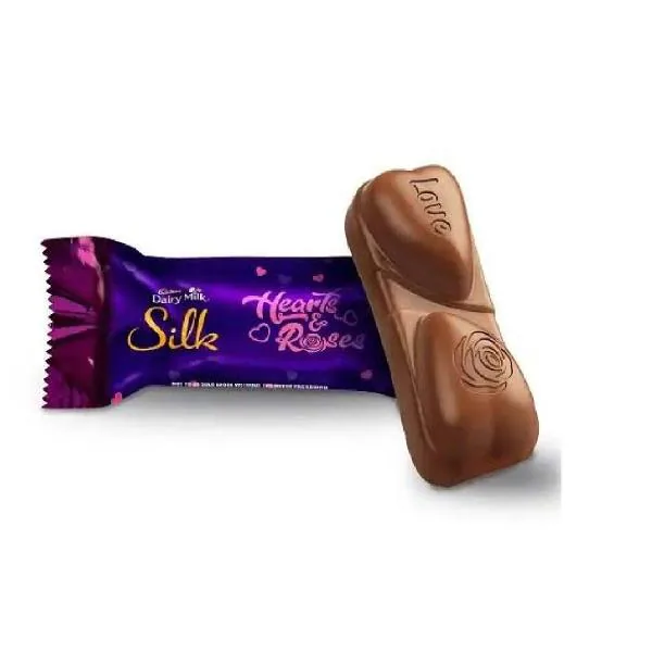 Cadbury Dairy Milk Silk Hearts and Roses Heart Shaped Chocolate Box