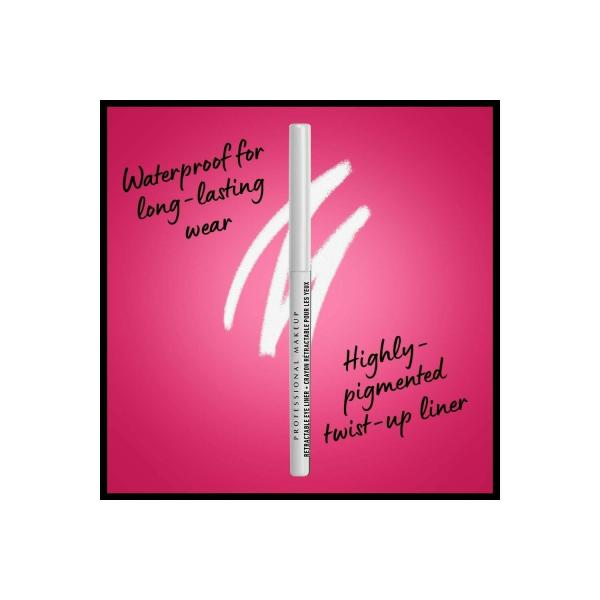 MYN , Professional Makeup Epic Wear Liner Stick, LongLasting Kajal Pencil Pure White Matte