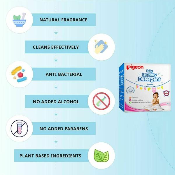Pigeon Baby Laundry Detergent Powder 1kg JioMart