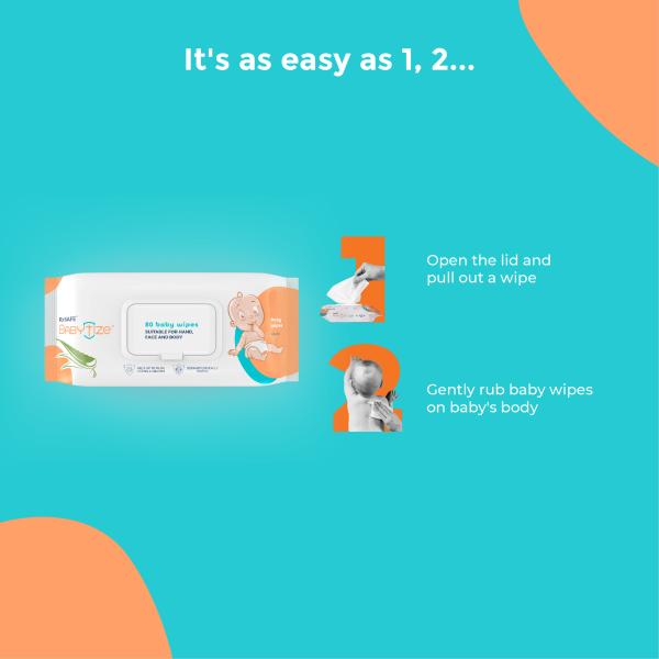 Babytize Baby Wipes Pack of 2 JioMart