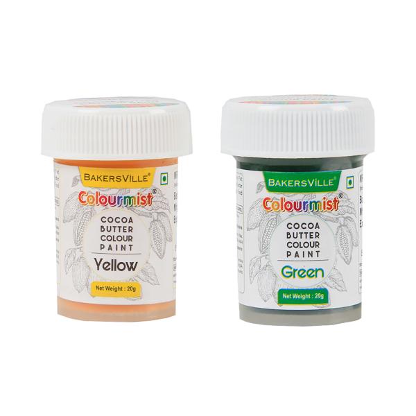 Colourmist Edible Cocoa Butter Colour Paint, Pack Of 2 Assorted Colours