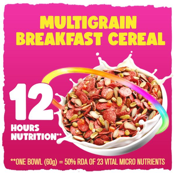 Manna Go Grain Crunchies for 12 Hour Nutrition Rose Almond Fruit