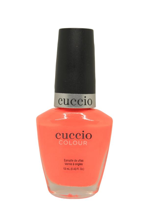Cuccio Nail Polish Rock the CasbahNeon Orange 13mlVegan & Enduring