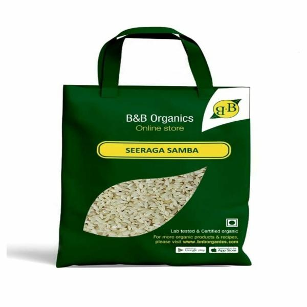 B&B Organics Seeraga Samba Rice (10 kg) (Jeeraga Samba Rice Biryani