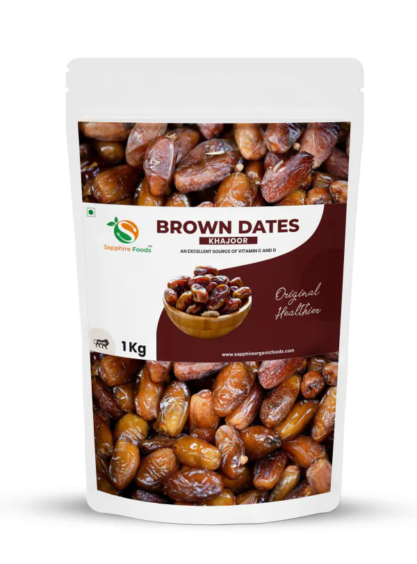 Organic Sapphire Foods Dates Khajoor or Khajur Dry Fruit Healthy
